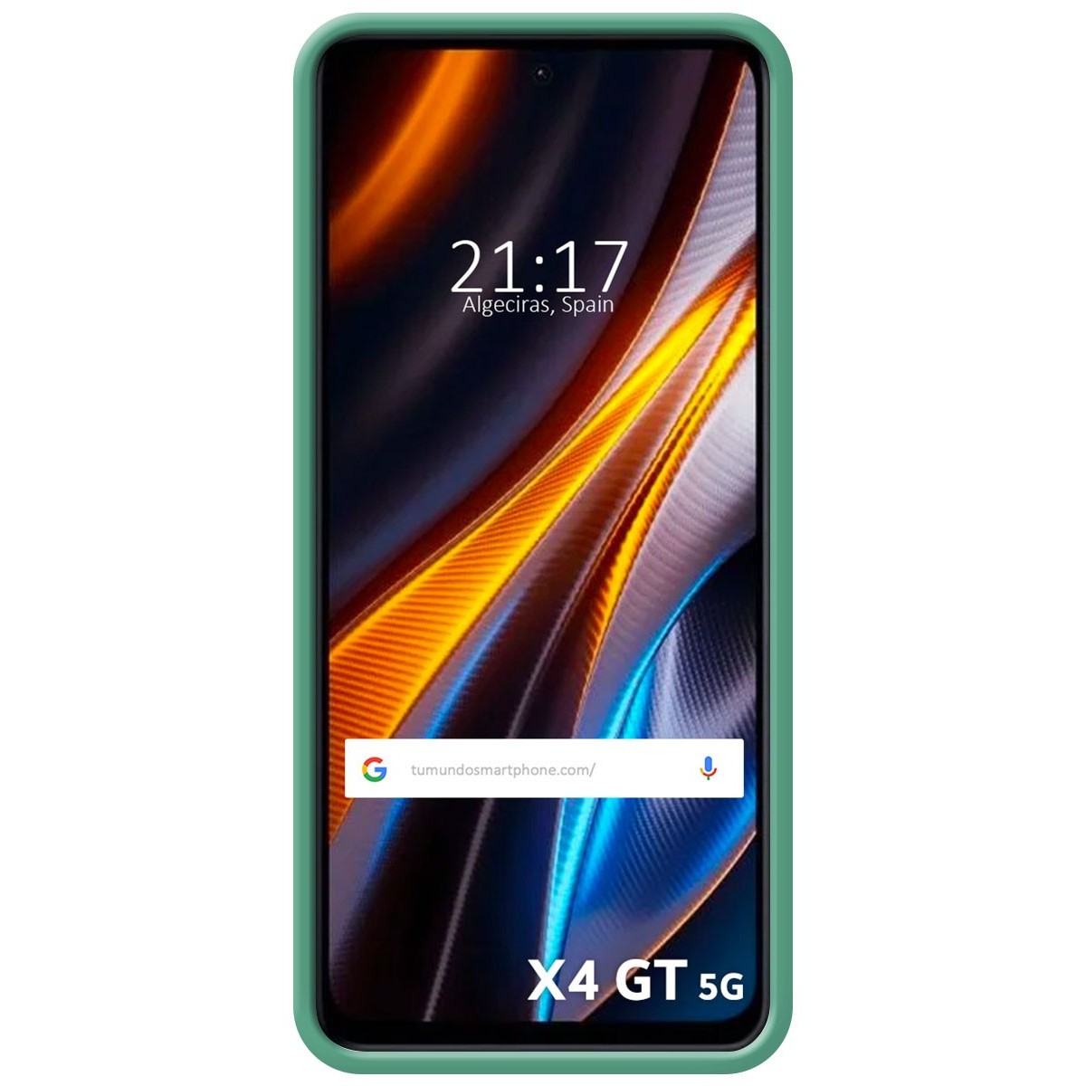Funda Silicona Líquida Ultra Suave para Xiaomi Poco X4 GT 5G color Verde