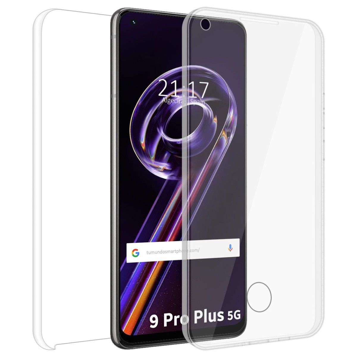 Funda Doble Transparente Pc + TPU Full Body 360 para Realme 9 Pro Plus 5G