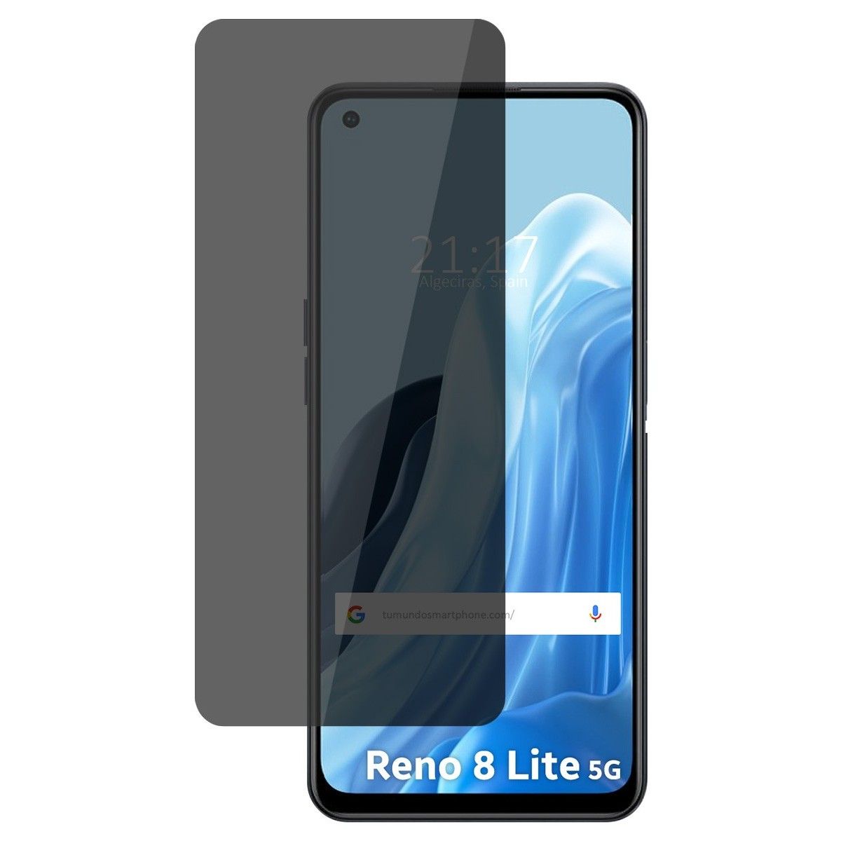 Protector Pantalla Hidrogel Privacidad Antiespías para Oppo Reno 8 Lite 5G
