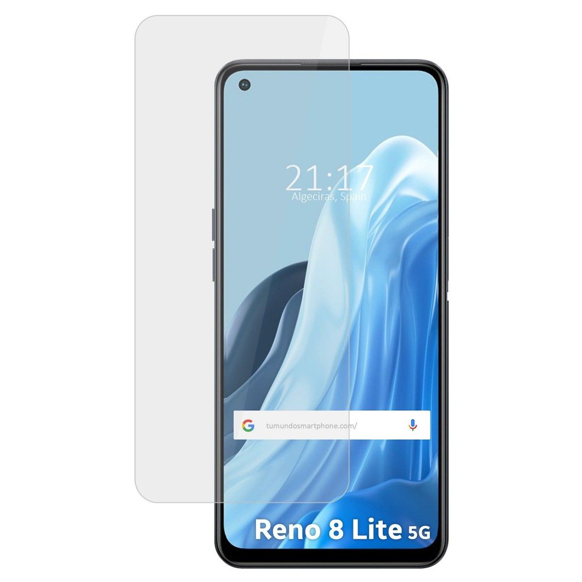Protector Cristal Templado para Oppo Reno 8 Lite 5G Vidrio