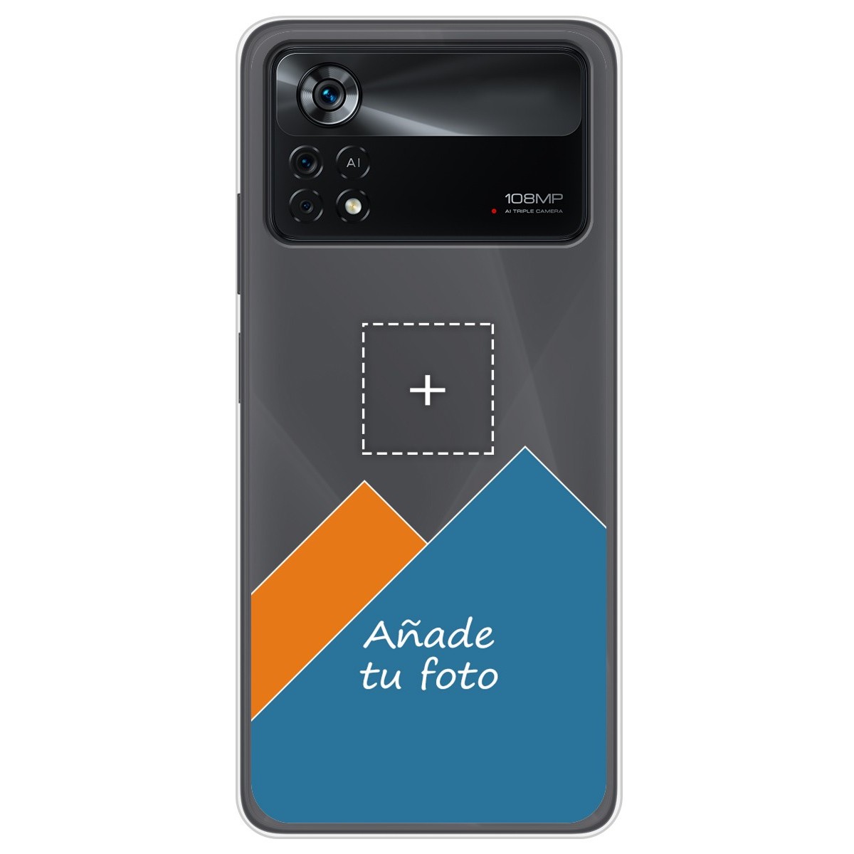 Personaliza tu Funda Silicona Gel Tpu Transparente con tu Fotografia para Xiaomi Poco X4 GT 5G Dibujo Personalizada