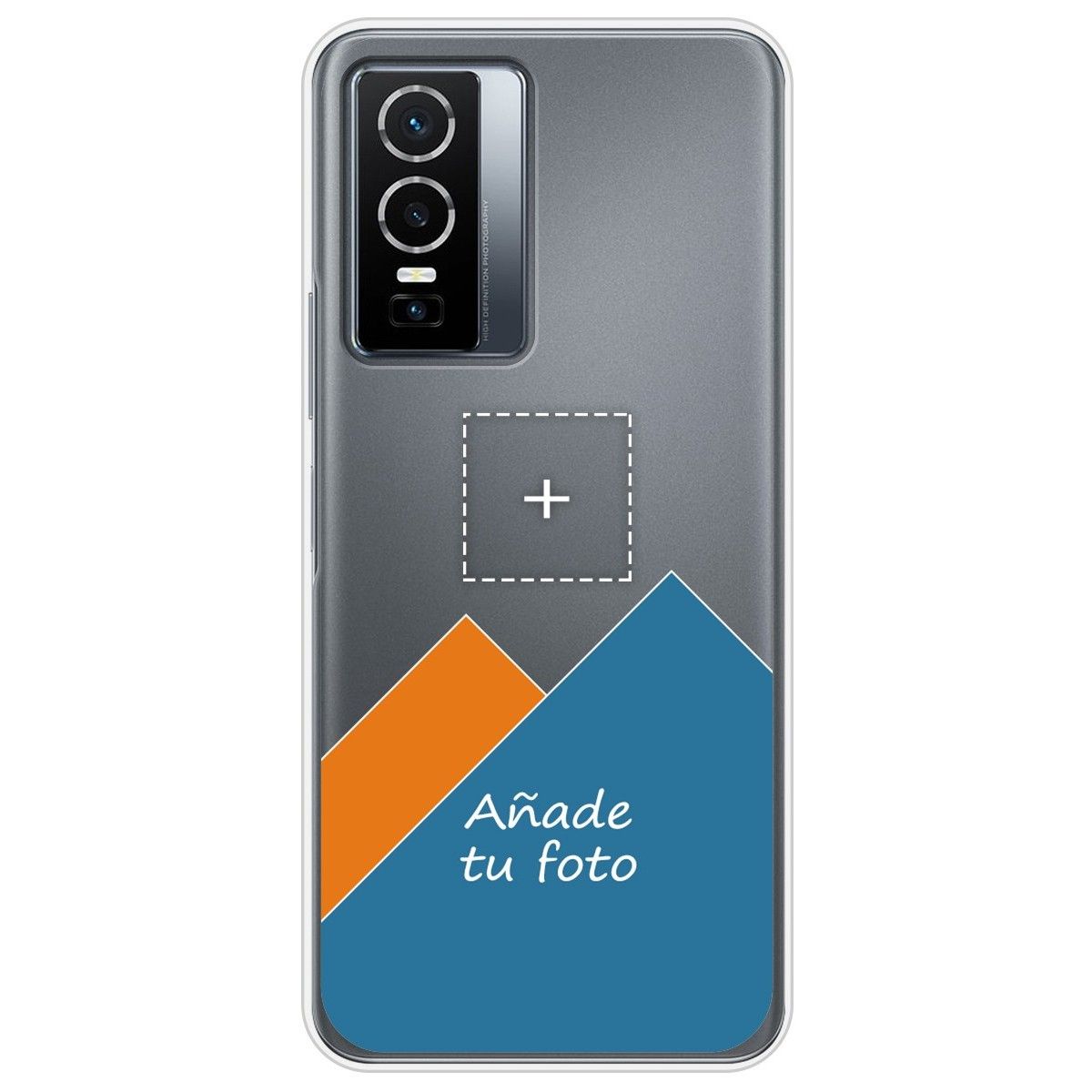 Personaliza tu Funda Doble Pc + Tpu 360 con tu Fotografia para Vivo Y76 5G Dibujo Personalizada