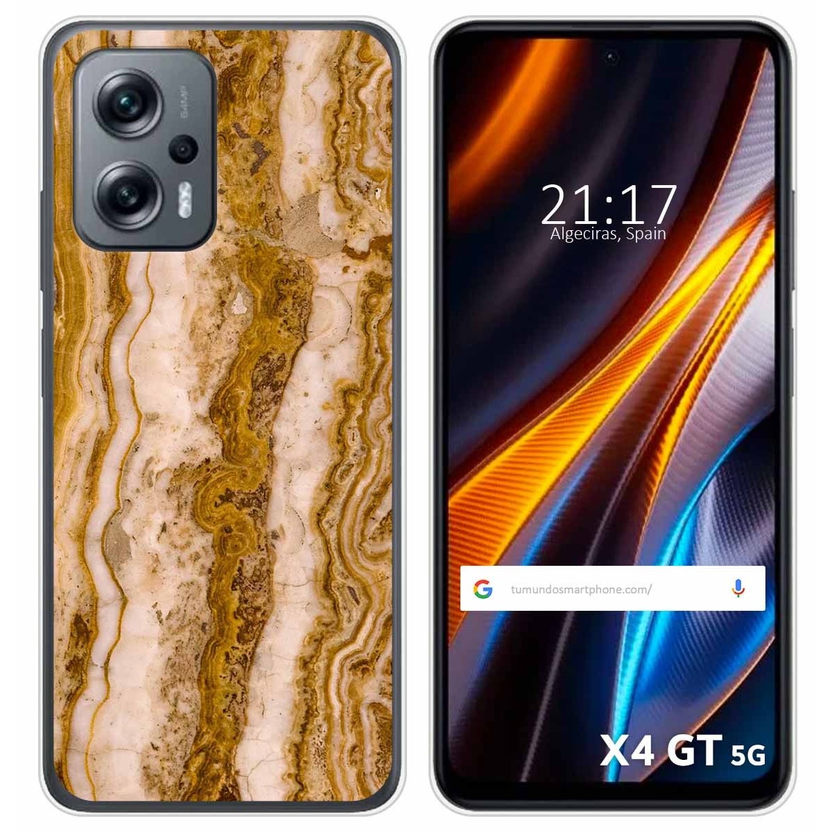 Funda Silicona para Xiaomi Poco X4 GT 5G diseño Mármol 10 Dibujos