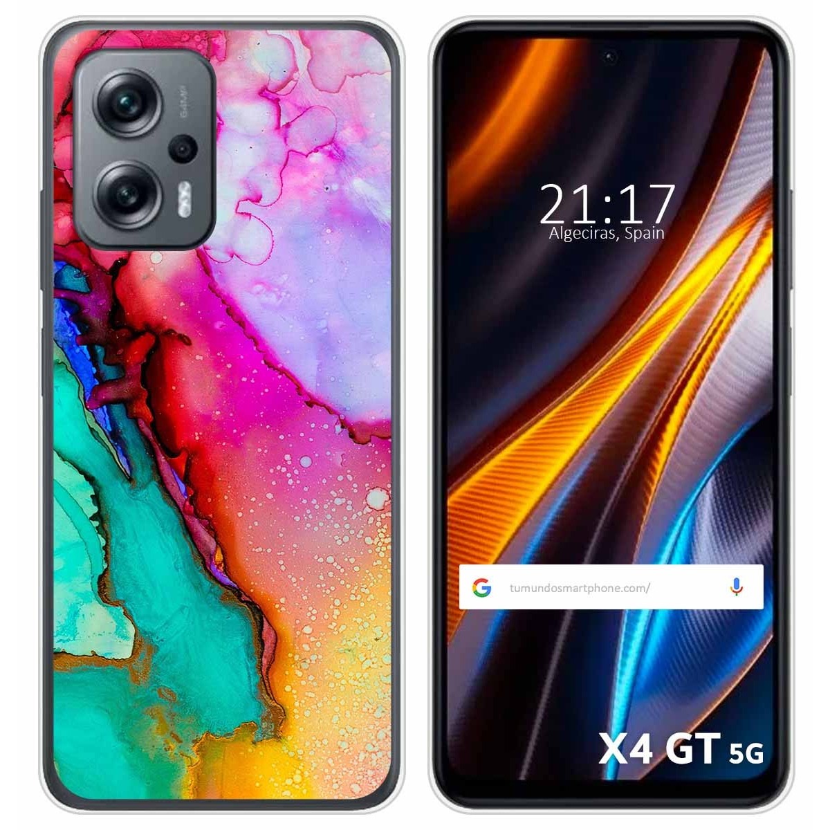 Funda Silicona para Xiaomi Poco X4 GT 5G diseño Mármol 15 Dibujos