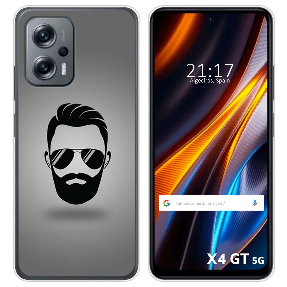 Funda Silicona para Xiaomi Poco X4 GT 5G diseño Barba Dibujos