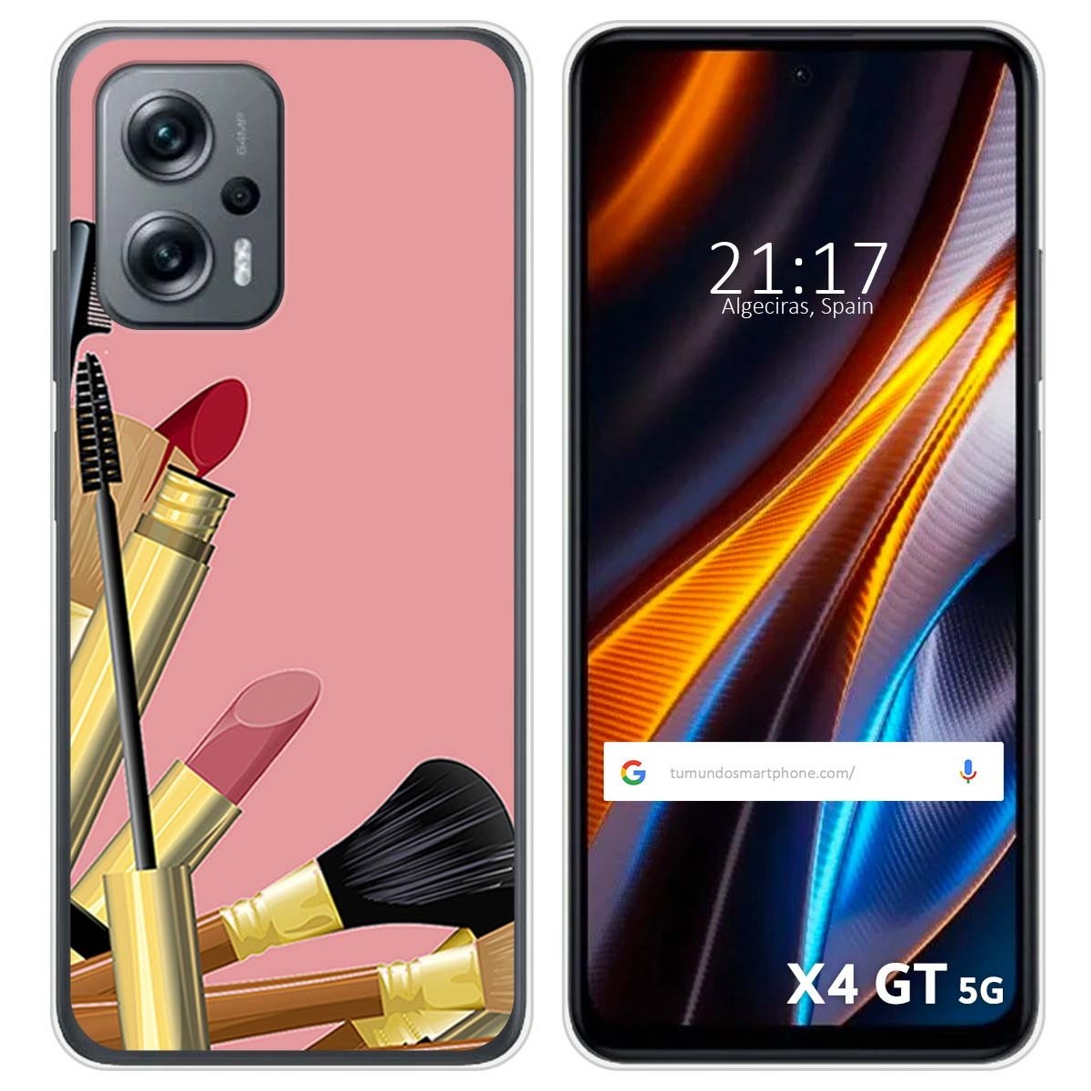 Funda Silicona para Xiaomi Poco X4 GT 5G diseño Brochas Dibujos