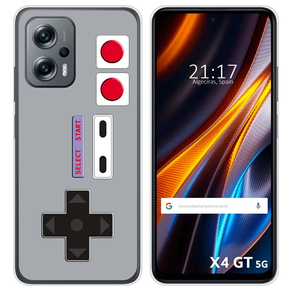 Funda Silicona para Xiaomi Poco X4 GT 5G diseño Consola Dibujos