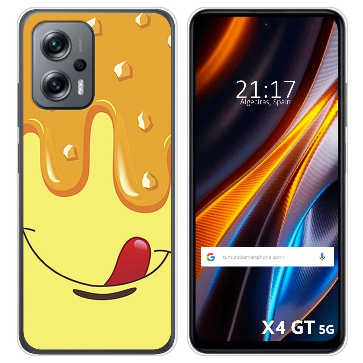 Funda Silicona para Xiaomi Poco X4 GT 5G diseño Helado Vainilla Dibujos