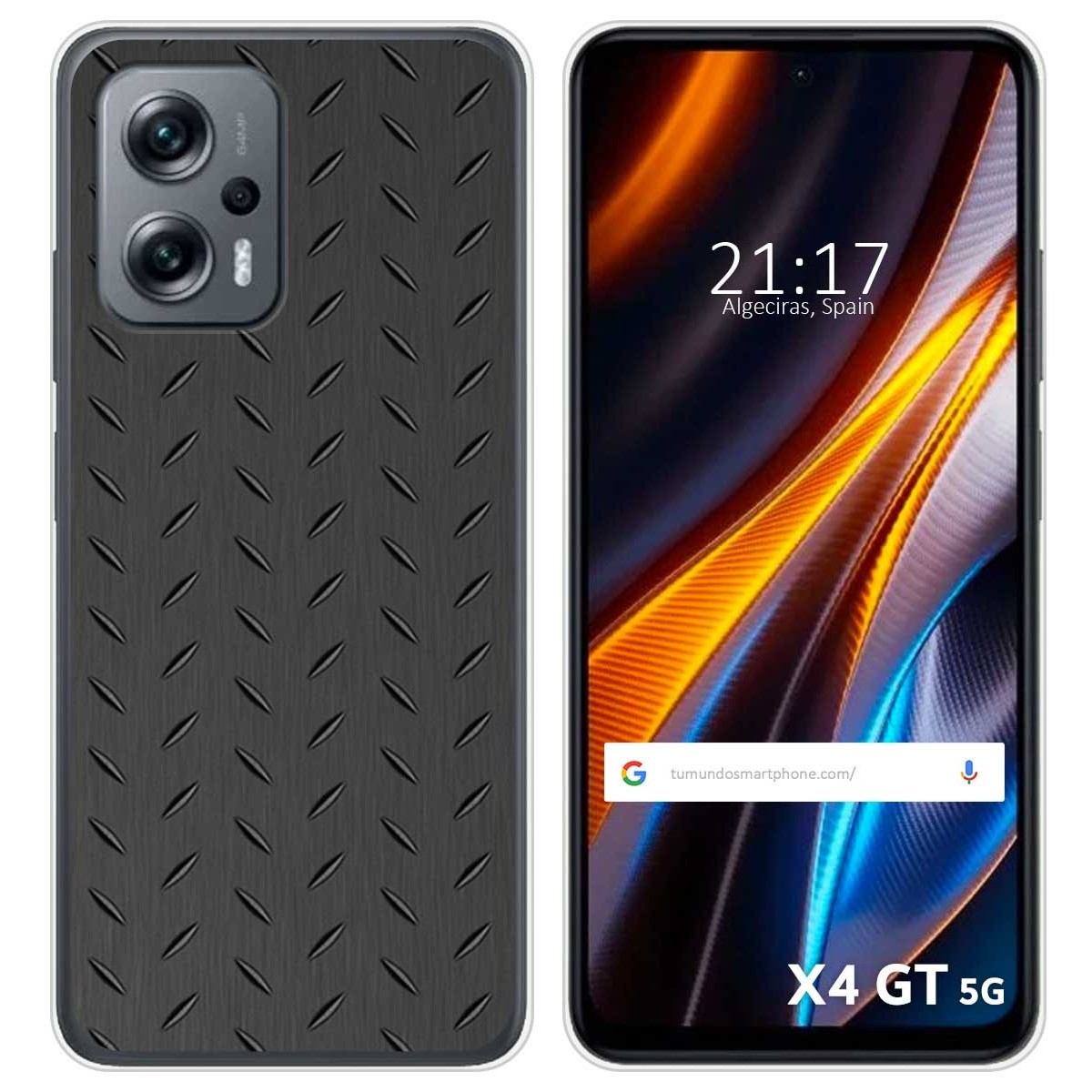 Funda Silicona para Xiaomi Poco X4 GT 5G diseño Metal Dibujos