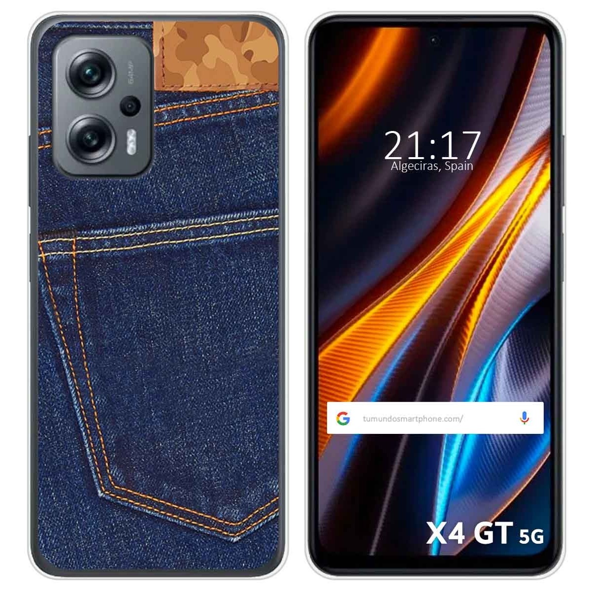 Funda Silicona para Xiaomi Poco X4 GT 5G diseño Vaquero Dibujos