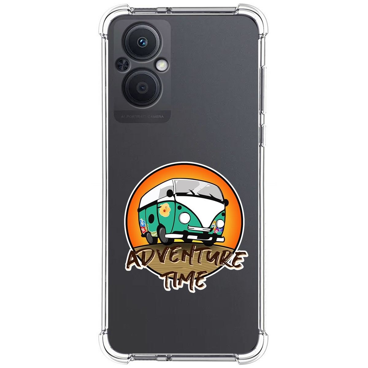 Funda Silicona Antigolpes para Oppo Reno 8 Lite 5G diseño Adventure Time Dibujos