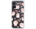 Funda Silicona Antigolpes para Oppo Reno 8 Lite 5G diseño Cerdos Dibujos
