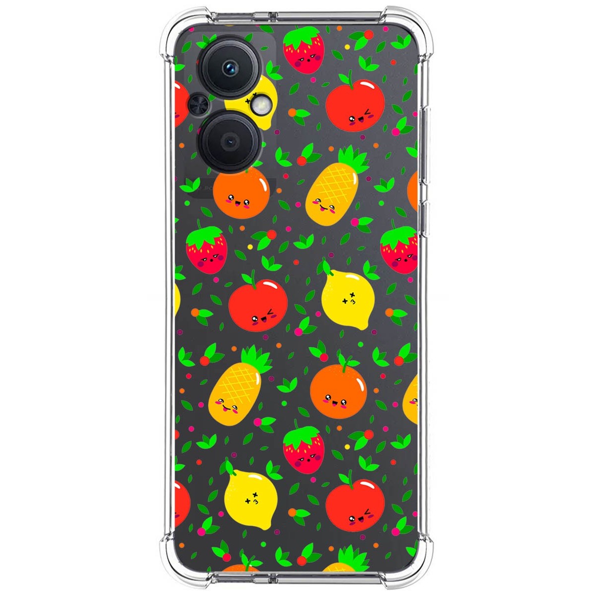 Funda Silicona Antigolpes para Oppo Reno 8 Lite 5G diseño Frutas 01 Dibujos