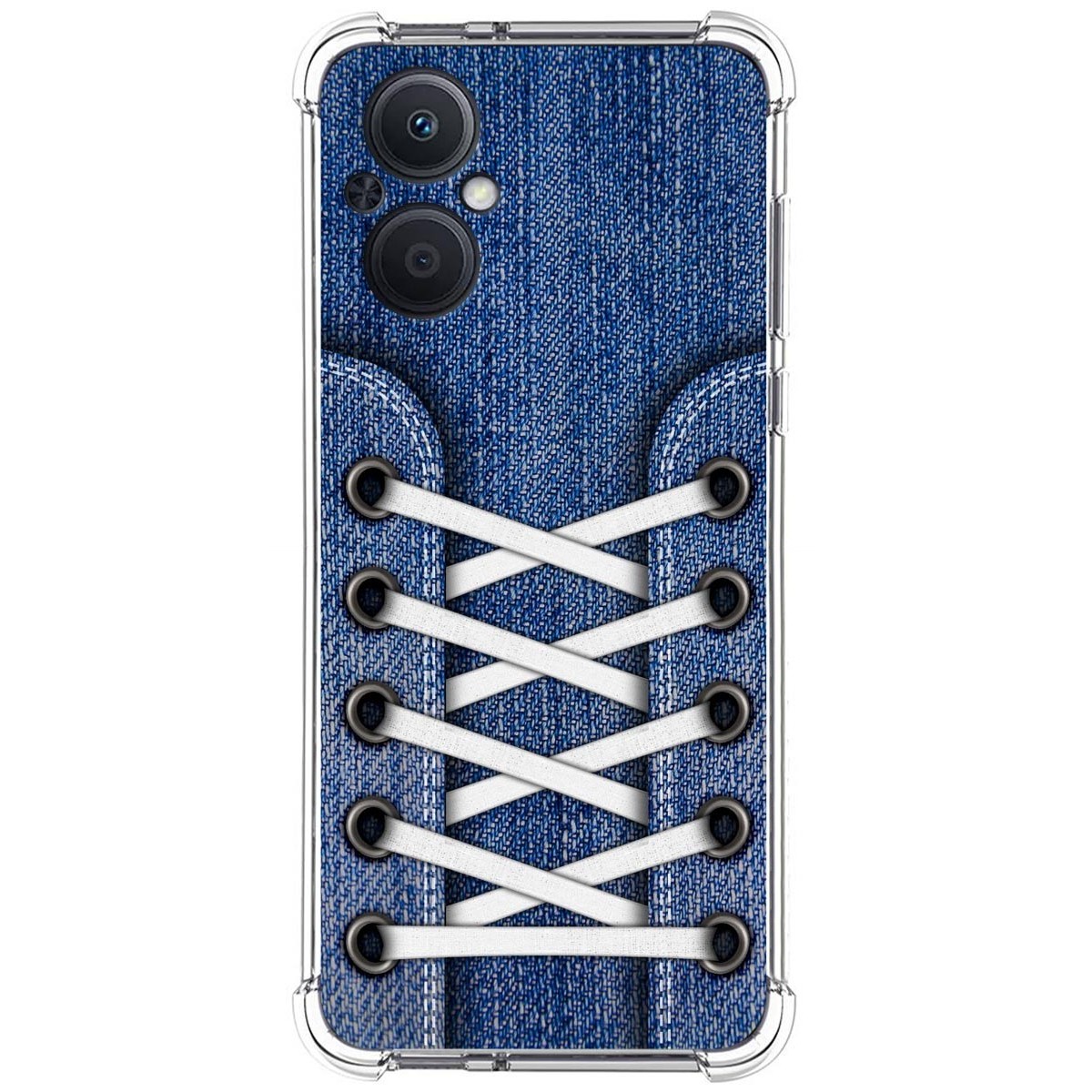 Funda Silicona Antigolpes para Oppo Reno 8 Lite 5G diseño Zapatillas 01 Dibujos