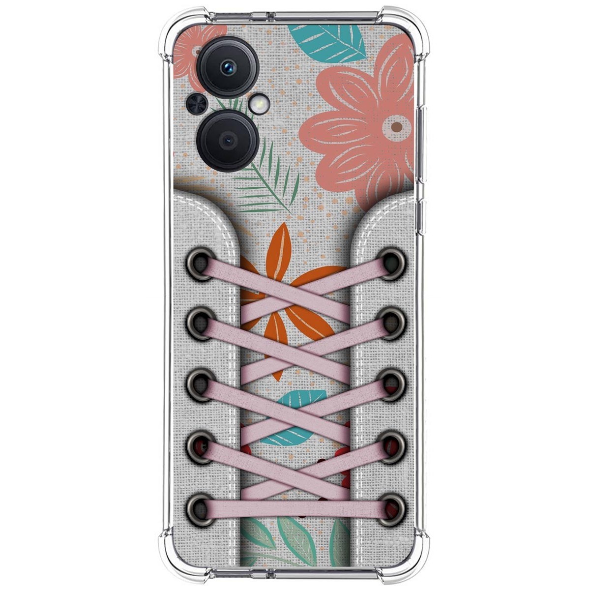 Funda Silicona Antigolpes para Oppo Reno 8 Lite 5G diseño Zapatillas 09 Dibujos