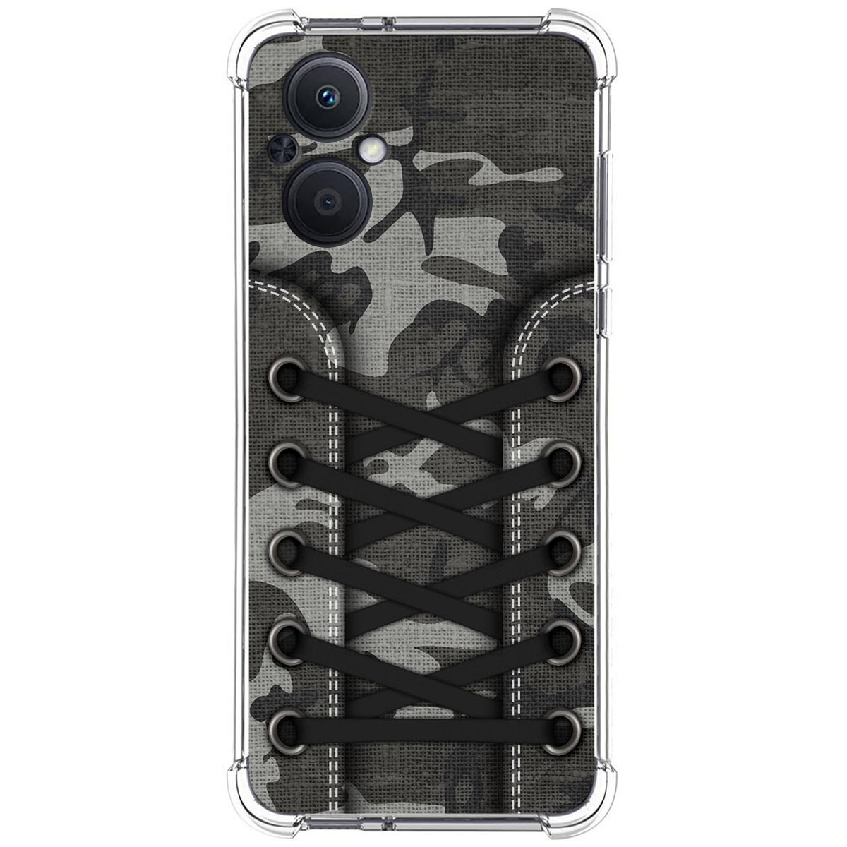 Funda Silicona Antigolpes para Oppo Reno 8 Lite 5G diseño Zapatillas 15 Dibujos