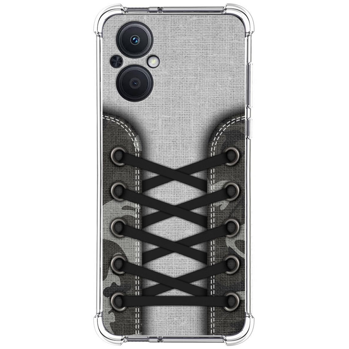 Funda Silicona Antigolpes para Oppo Reno 8 Lite 5G diseño Zapatillas 16 Dibujos