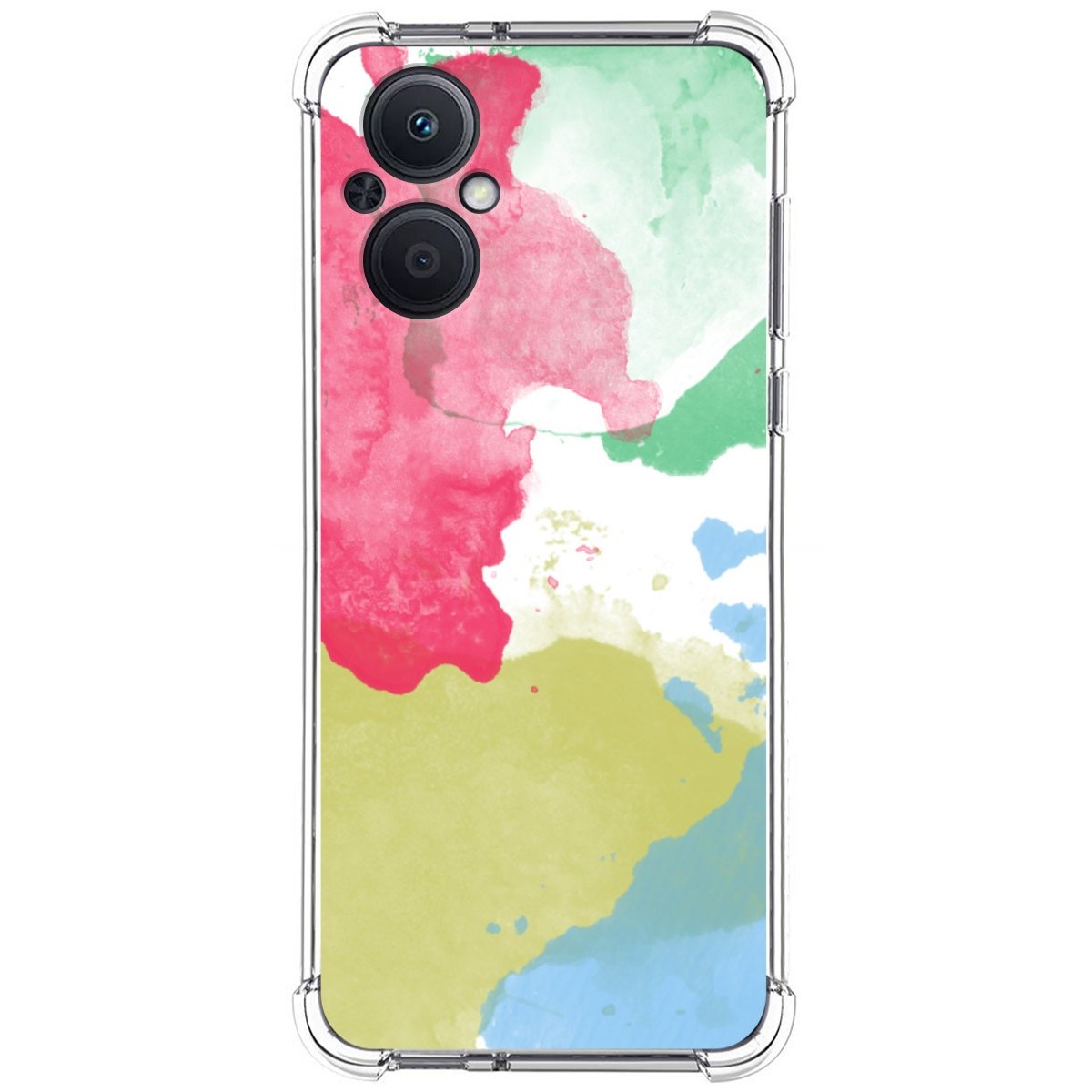 Funda Silicona Antigolpes para Oppo Reno 8 Lite 5G diseño Acuarela 02 Dibujos