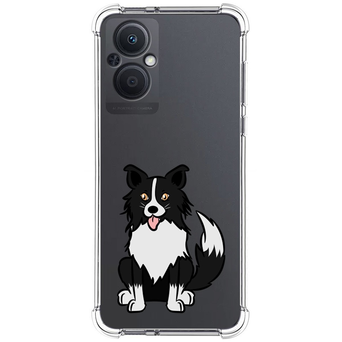Funda Silicona Antigolpes para Oppo Reno 8 Lite 5G diseño Perros 01 Dibujos