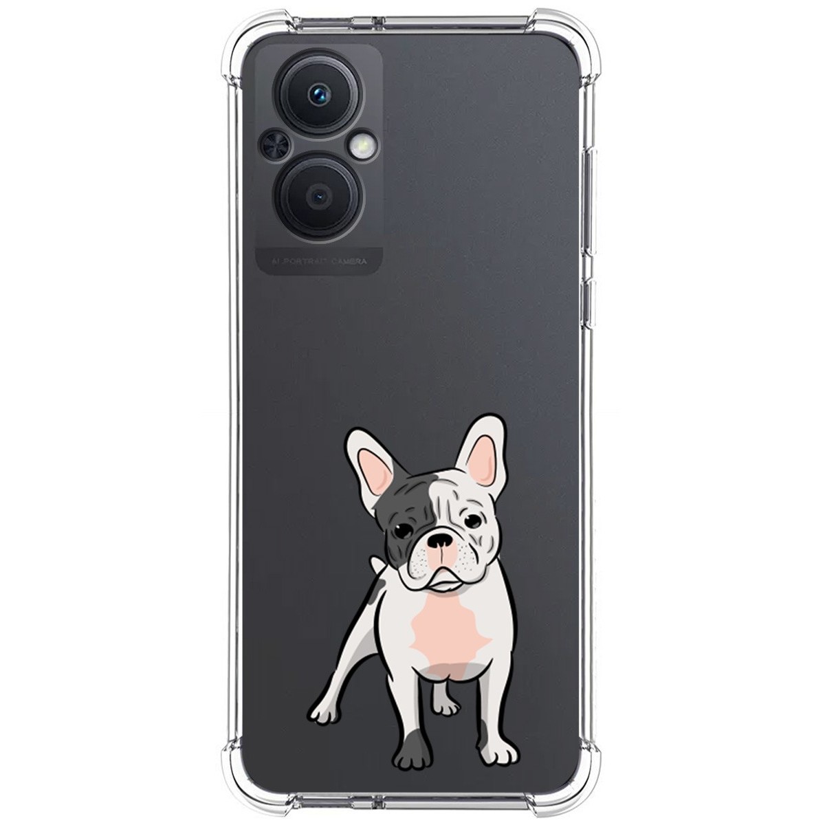 Funda Silicona Antigolpes para Oppo Reno 8 Lite 5G diseño Perros 06 Dibujos