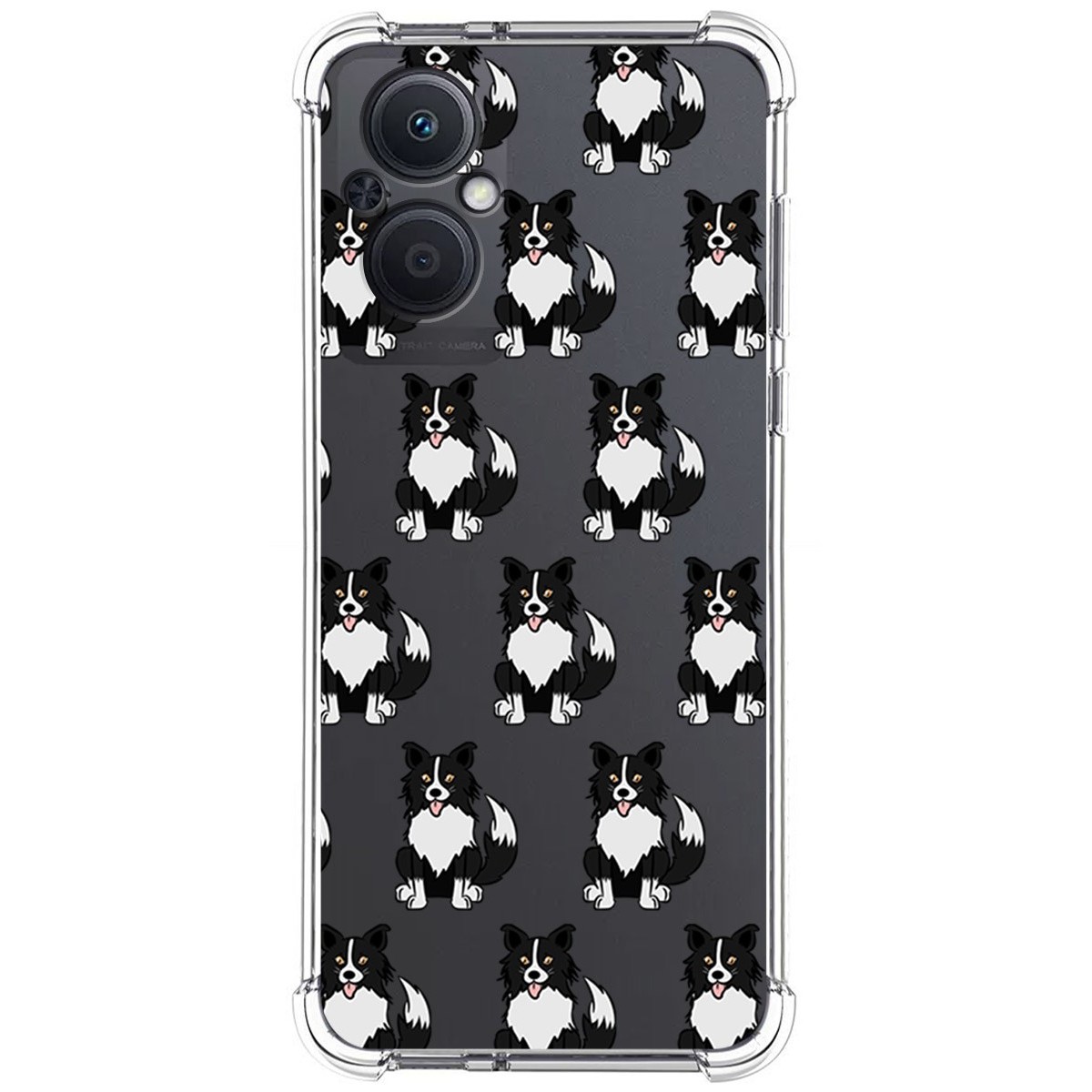 Funda Silicona Antigolpes para Oppo Reno 8 Lite 5G diseño Perros 07 Dibujos