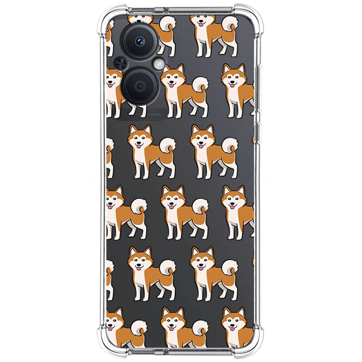 Funda Silicona Antigolpes para Oppo Reno 8 Lite 5G diseño Perros 08 Dibujos