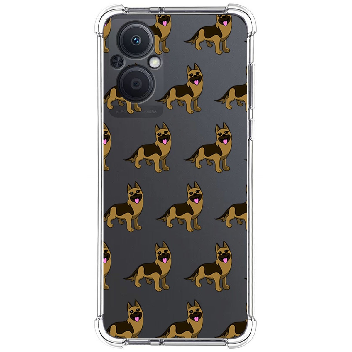 Funda Silicona Antigolpes para Oppo Reno 8 Lite 5G diseño Perros 09 Dibujos