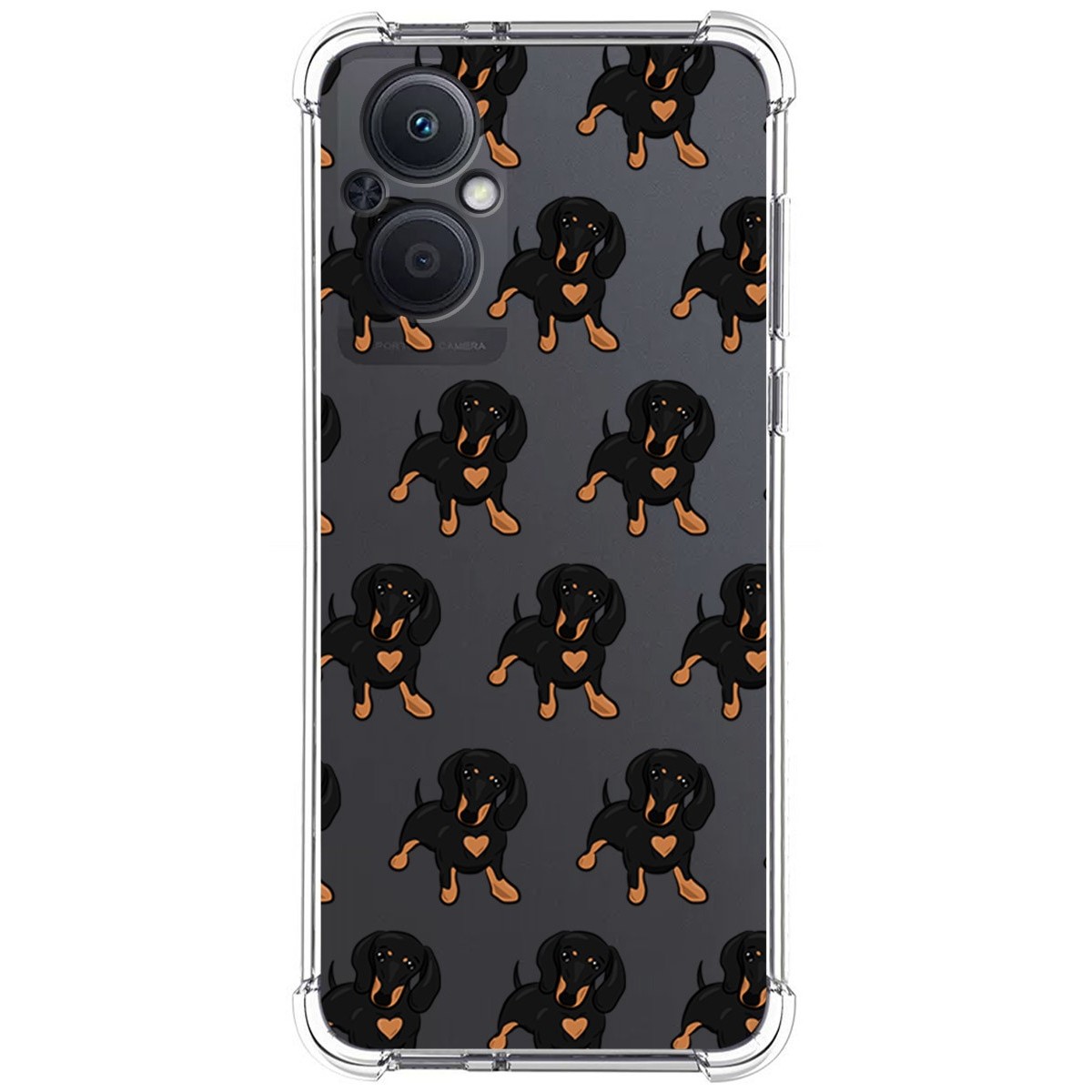 Funda Silicona Antigolpes para Oppo Reno 8 Lite 5G diseño Perros 10 Dibujos
