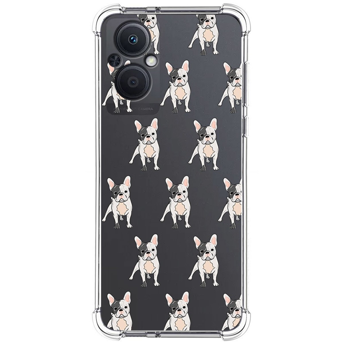 Funda Silicona Antigolpes para Oppo Reno 8 Lite 5G diseño Perros 12 Dibujos