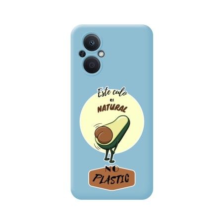 Funda Silicona Líquida Azul para Oppo Reno 8 Lite 5G diseño Culo Natural Dibujos