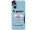 Funda Silicona Líquida Azul para Oppo Reno 8 Lite 5G diseño Vaca Dibujos