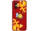 Funda Silicona Líquida Roja para Oppo Reno 8 Lite 5G diseño Abeja Dibujos