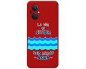 Funda Silicona Líquida Roja para Oppo Reno 8 Lite 5G diseño Agua Dibujos