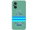 Funda Silicona Líquida Verde para Oppo Reno 8 Lite 5G diseño Agua Dibujos