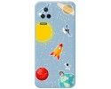 Funda Silicona Líquida Azul para Xiaomi Poco F4 5G diseño Espacio Dibujos