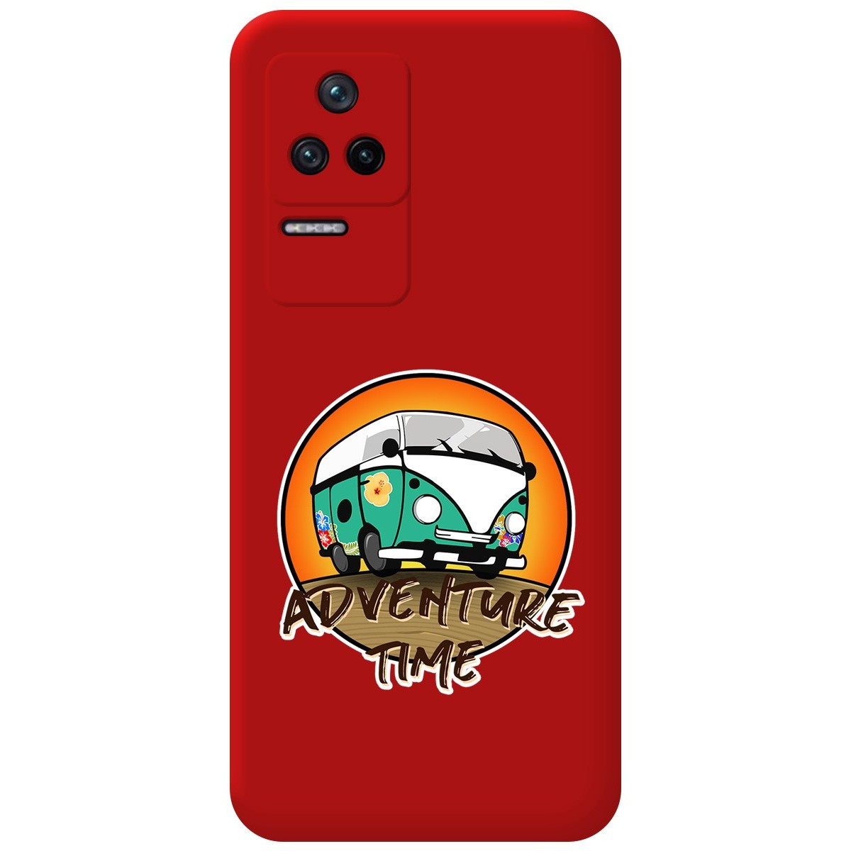 Funda Silicona Líquida Roja para Xiaomi Poco F4 5G diseño Adventure Time Dibujos