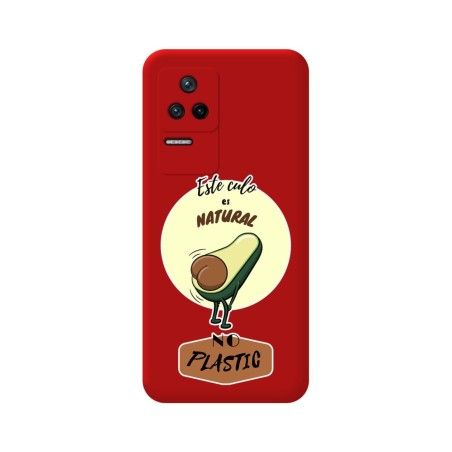 Funda Silicona Líquida Roja para Xiaomi Poco F4 5G diseño Culo Natural Dibujos