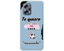 Funda Silicona Líquida Azul para Xiaomi Poco X4 GT 5G diseño Vaca Dibujos