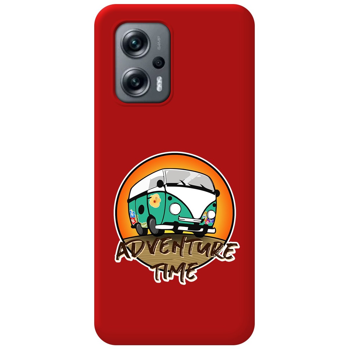 Funda Silicona Líquida Roja para Xiaomi Poco X4 GT 5G diseño Adventure Time Dibujos