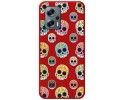 Funda Silicona Líquida Roja para Xiaomi Poco X4 GT 5G diseño Catrina Dibujos