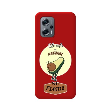 Funda Silicona Líquida Roja para Xiaomi Poco X4 GT 5G diseño Culo Natural Dibujos