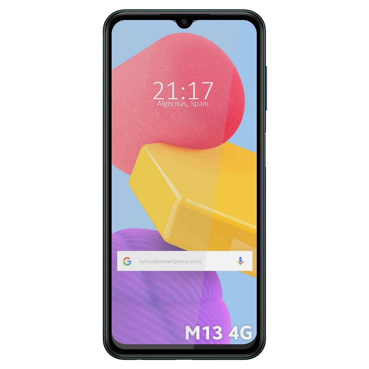 Protector Cristal Templado Completo 5D Full Glue Negro para Samsung Galaxy M13 4G Vidrio