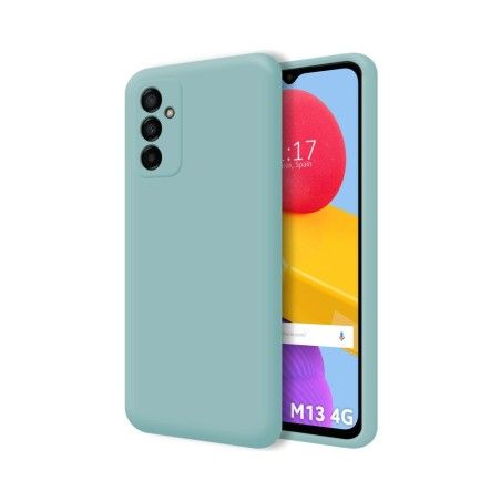 Funda Silicona Líquida Ultra Suave para Samsung Galaxy M13 4G Color Azul