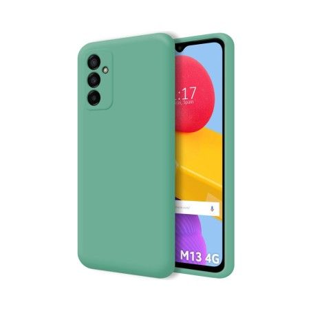 Funda Silicona Líquida Ultra Suave para Samsung Galaxy M13 4G Color Verde