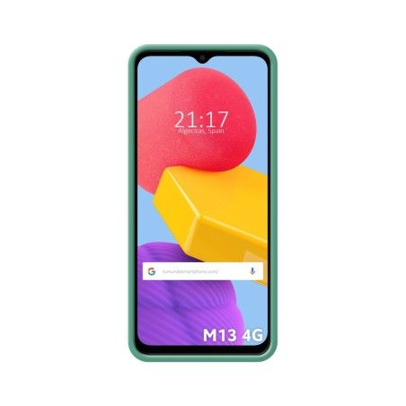 Funda Silicona Líquida Ultra Suave para Samsung Galaxy M13 4G Color Verde