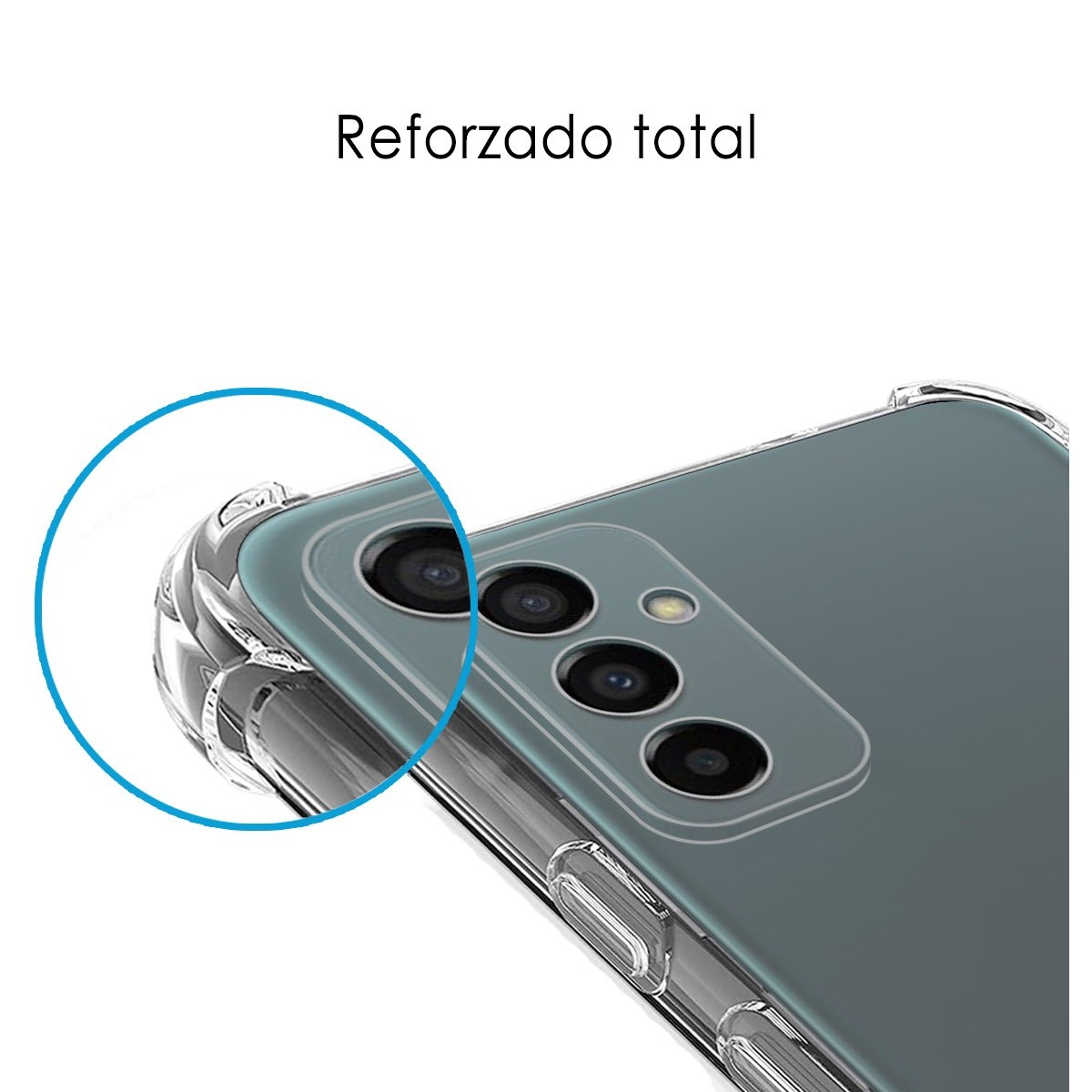 Funda Silicona Antigolpes Transparente para Samsung Galaxy M13 4G