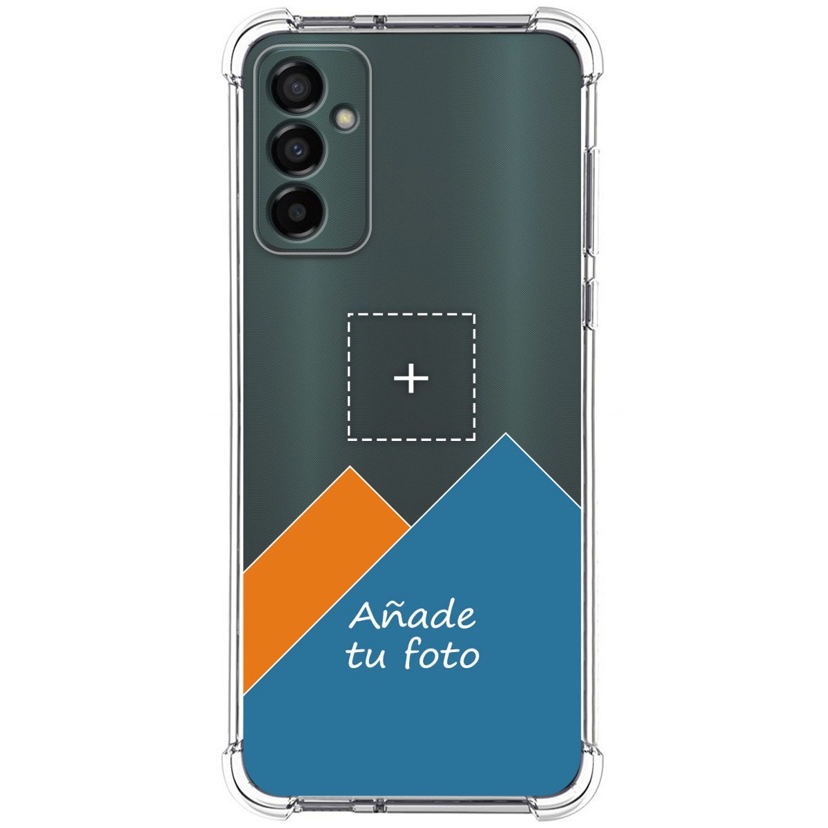 Personaliza tu Funda Silicona AntiGolpes Transparente con tu Fotografía para Samsung Galaxy M13 4G Dibujo Personalizada