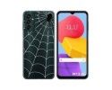 Funda Silicona Transparente para Samsung Galaxy M13 4G diseño Araña Dibujos