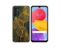 Funda Silicona Transparente para Samsung Galaxy M13 4G diseño Hojas Dibujos