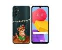 Funda Silicona Transparente para Samsung Galaxy M13 4G diseño Suricata Dibujos